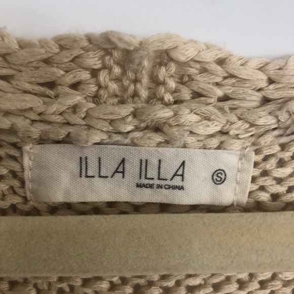 Tan knitted tank size small - Picture 2 of 3